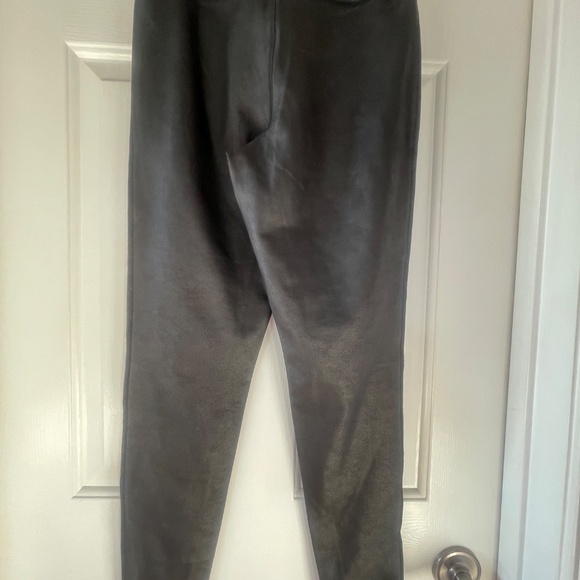 Women's Faux Leather High-Waist Leggings Black Sz S - Picture 7 of 12